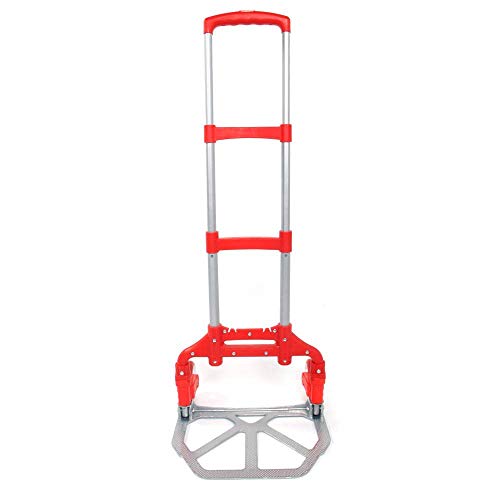 Carretilla plegable portátil de aluminio capacidad 165 lb miniatura 4