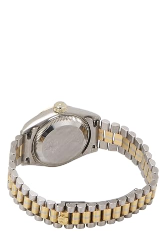 Pre-Loved 18K Yellow Gold & Diamond Jurassic Tridor Datejust 69179 26mm, Grey4