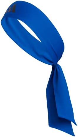 adidas Alphaskin Tie Headband, Collegiate Royal Blue/Black/2, One Size