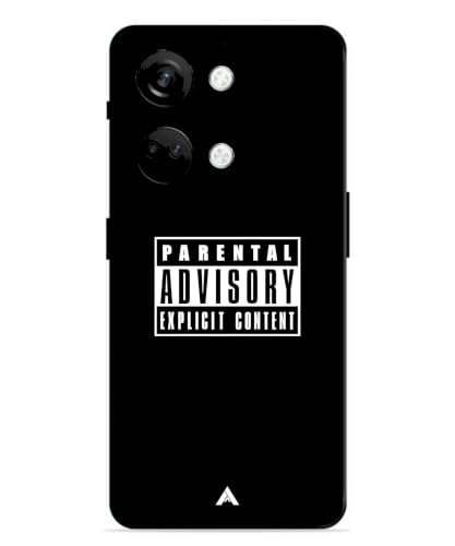Image of Premium Explicit Case for Oneplus Nord 3 Soft-Touch Metal TPU Back Cover, Shockproof, Designer, Aesthetic Mobile Phone Case (Glossy Finish)