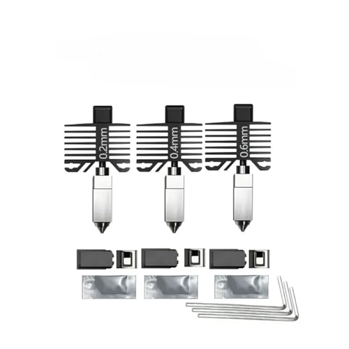 Hotend 0.2 0.4 0.6 0.8 �d���|�A�Z���u�� �݊�������Bambulab P1P X1c �Ƃ̂���z�b�g�G���h�R��h�~ 3d �v�����^�A�N�Z�T���[(0.2 0.4 0.6)