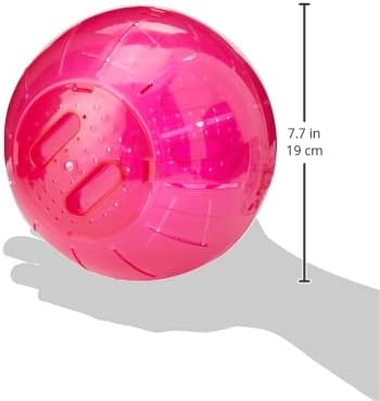 Miniatura 5 de Walter Harrisons Pelota de ejercicio para hámsters y jerbos de plástico para animales pequeños, tamaño mediano, 7.1 in