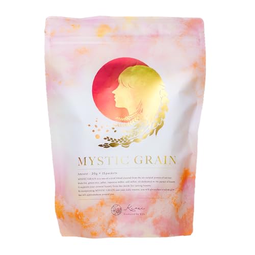 MYSTIC GRAIN(ミスティック グレイン) 古代米・雑穀ブレンド【氣麗】国産 黒米 赤米 緑米 ハトムギ ひえ あわ 20g×15袋 個包装 無洗米 雑穀米 300g養生ダイエットコンサルタントElly