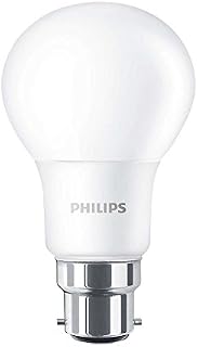 Philips Corepro LED 5.5 W (40 W) A60, B22 Bayonet Cap, Bulb, Warm White, Non Dimmable, Frosted