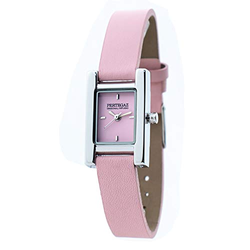 Pertegaz Orologio Analogico Quarzo Da Donna. Con Cinturino In Pelle Pds-014-S