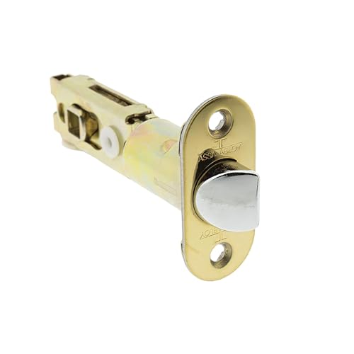 Tesa Assa Abloy Picaporte, Sin Dispositivo de seguridad, Frente Redondeado Latonado