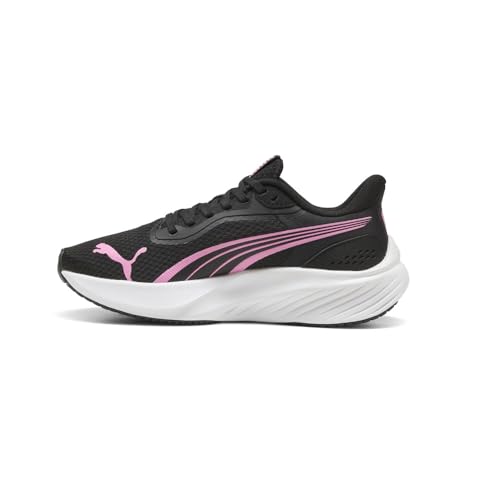 PUMA Kids Girls Pounce Lite Running Sneakers Shoes - Black, Pink, White3