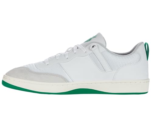 K-Swiss Men's K-Varsity Sneaker, White/Pepper Green, 42 EU