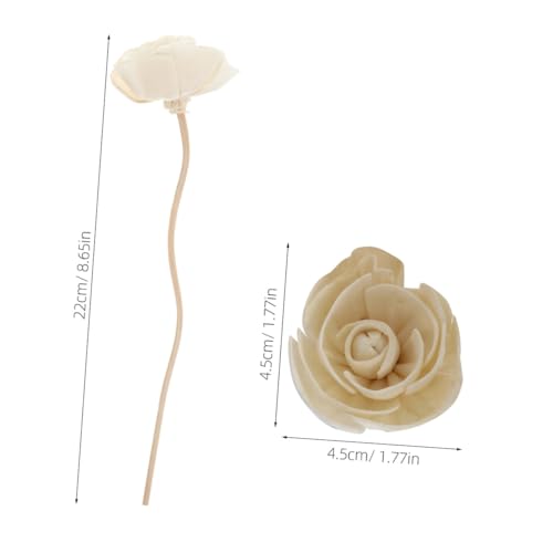 Difusor de aromas sin llama Unomor 9 piezas con flores secas miniatura 2