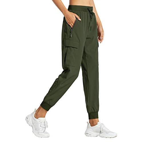 Libin Women’s Cargo Joggers Lightweight Quick Dry Hiking Pants Athletic Lounge Casual Travel Petite/Regular/Tall