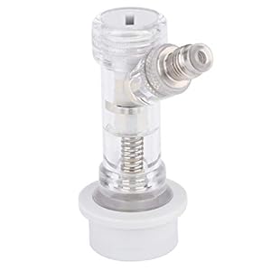 Keg Connector Ball Lock, transparante Ball Lock Keg scheid het met de interne terugslagklep. Beer Keg Connector Accessoires