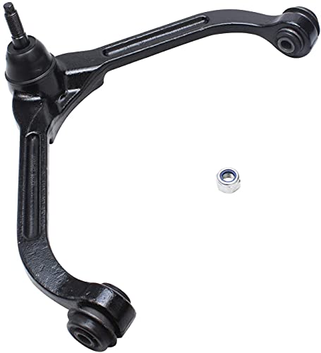 Image of Detroit Axle - 6pc Front End Control Arms Kit for 02-07 Jeep Liberty, 2 Outer Tie Rod Ends 2 Upper Control Arms w /Ball Joint 2 Sway Bar Links 2002 2003 2004 2005 2006 2007 Replacement