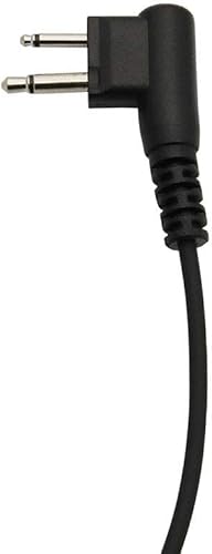 Miniatura 4 de Casco abierto de media cara para motocicleta, casco de bicicleta, auricular, micrófono, compatible con Motorola 2 Way Radio RMM2050 GP300 CP200