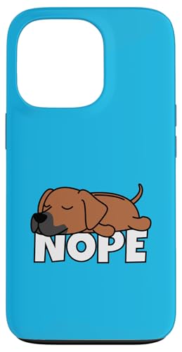 Lazy Rhodesian Ridgeback Cute Dog Nope �X�}�z�P�[�X iPhone 13 Pro �p