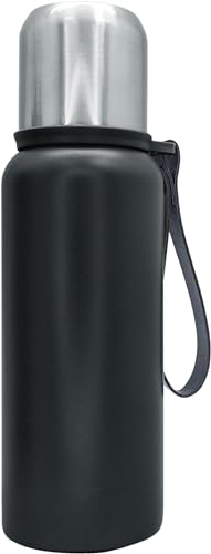 NERTHUS FIH 1259 Termo Doble Pared Acero Inoxidable 500ml Color Negro