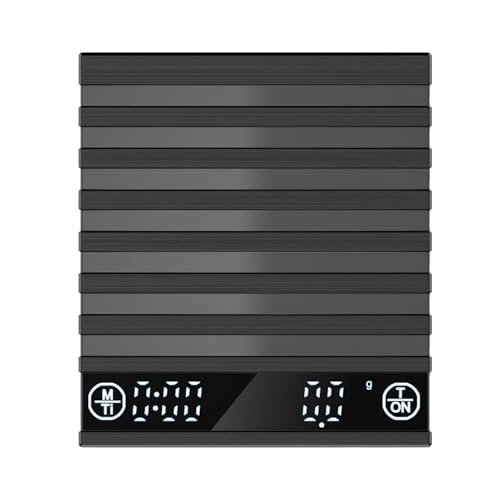 Pour Over Coffee Scale | Small Portable Coffee Weight Scale | Rechargeable High Accuracy Kitchen Espressos Weighing Gadgets for Bar Cafe Shop Travel Outdoor Home