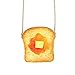 Ulyjcq Messenger Bag, Toast Brotform Damen Kleine Crossbody Umhängetasche mit Kettenpaket