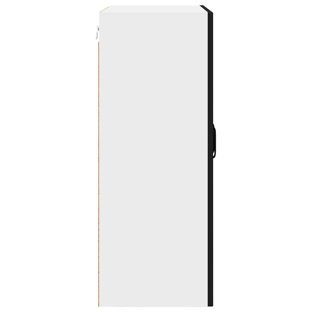 Mueble de Cocina Kalmar Negro 60 x 31 x 80 cm, Gabinete de Cocina Rectangular Moderno