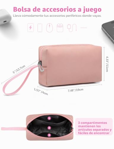 Bolsa para MacBook Pro 14 M4 M3 M2 funda MacBook Air 13 rosa Surface 13.5 5