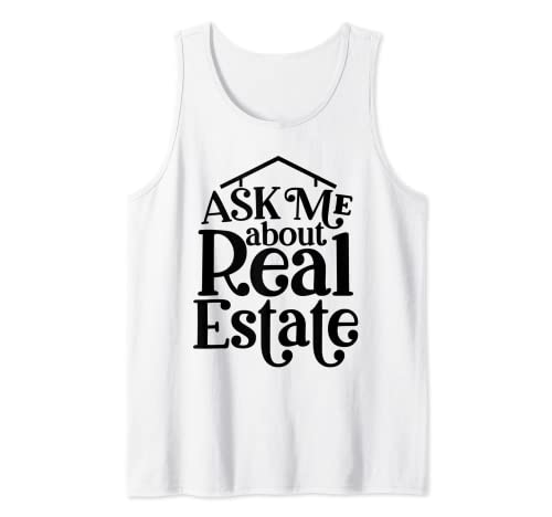 Funny Realtor Shirt Ladies Agente de bienes raíces Camiseta sin Mangas
