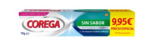 Corega, Crema Fijadora para prótesis dentales, Extra Fuerte, Fijación Fuerte todo el día, Sin Zinc, Sabor a menta. 70 g Cover
