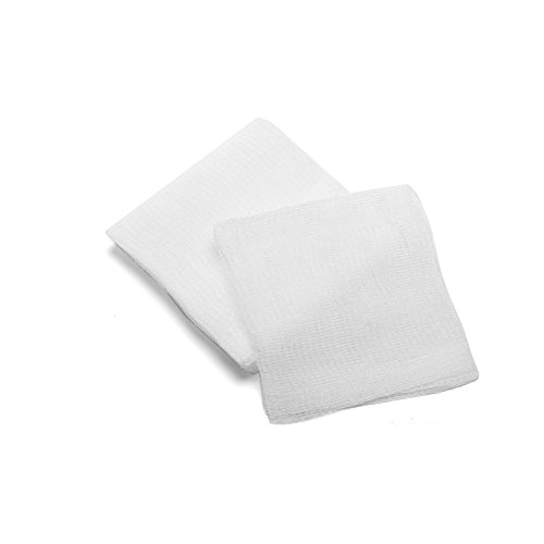 MediChoice Gasas Esponja, 8 Pliegues, USP Tipo VII, No Estéril, 4x4 Pulgadas, Blanco, 1314GZ74501 (Caja de 4000) miniatura 1