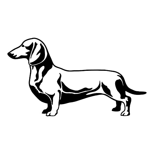 Expelia adesivo prespaziato bassotto colore nero