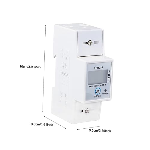 Compteur énergie électrique tableau modulaire rail DIN maison