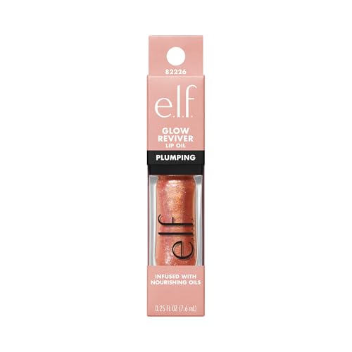 e.l.f. Glow Reviver Plumping Lip Oil, Apricot Feelings - image 9