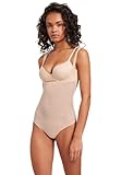  Wolford Damen Tulle Forming String Body, Frauen Träger-Body,Underbust-Form,in Kombination mit BH zu tragen,nahtlos,4545 Nude,36
