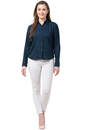 Image of FUNDAY FASHION Women's Rayon Blend Regular Fit Long Sleeve All Purpose Shirt