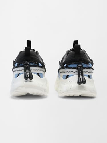 Image of The Souled Store Swift Blue Men and Boys Lace Up High Top Sneakers
