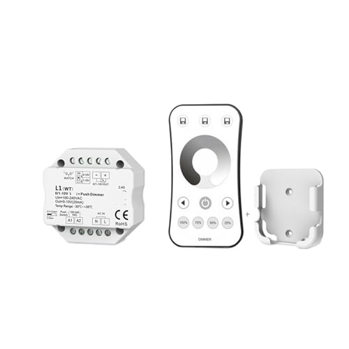 Variateur LED télécommande vocale 0/1-10V contrôleur Wi-Fi L1-WT R6-1