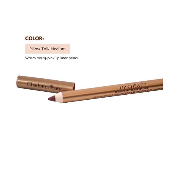 CHARLOTTE TILBURY LIP CHEAT PILLOW TALK MEDIUM #2 (Warm berry-pink lip liner pencil)