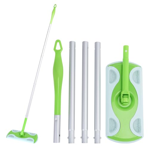 YeeBeny Mop Handle Compatible with Swiffer Swiffer Mop Handle Only Extra Long Detachable Handle for Swiffer Total Length 4.26 ft Artificial Mechanical Design for High and Far Cleaning