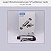 pTINKS Enhanced 3-in-1 USB Card Reader. Connectivity for SD, SDHC SDXC, Micro SD, Micro SDHC, Micro SDXC and USB - Compatiable with iPhone 15+ Pad MacBook Samsung S24 (Silver)