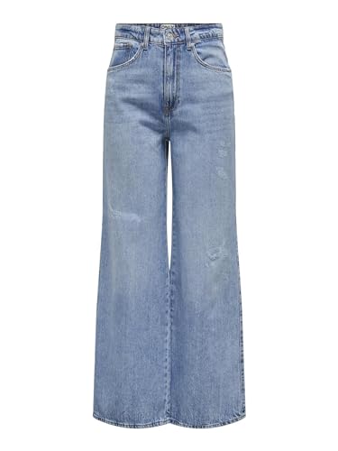 Jean à coupe large ONLY pour femme au style tendance denim décontracté