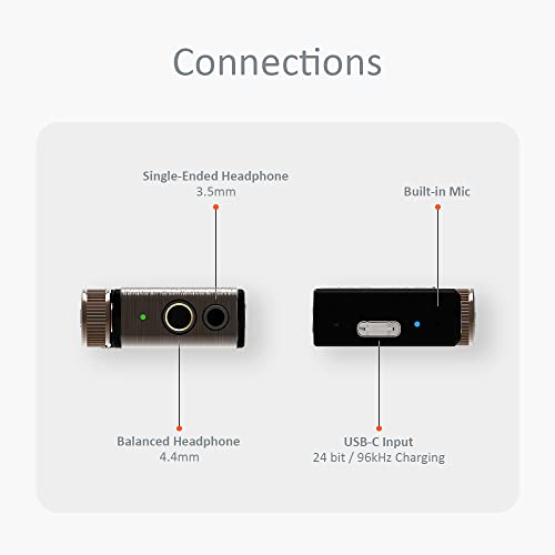 Image of iFi GO blu - Portable Bluetooth 5.1 DAC /Headphone Amplifier with aptX Adaptive, LDAC, and 4.4mm & 3.5mm Headphone Outputs - Hi-Res Audio