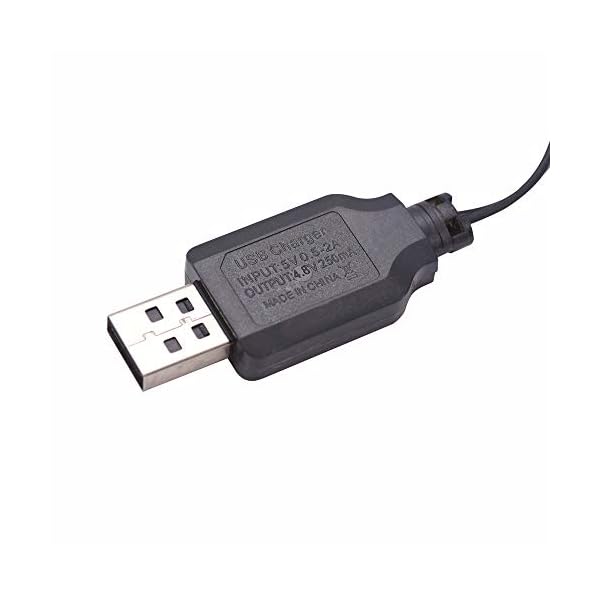 Rechargeable Ni-Mh Battery AA X 4 2400mAh 4.8V SM-2P Plug for RC Toy Household Electric Appliances Lighting Equipment with Charging USB Cable - Image 5