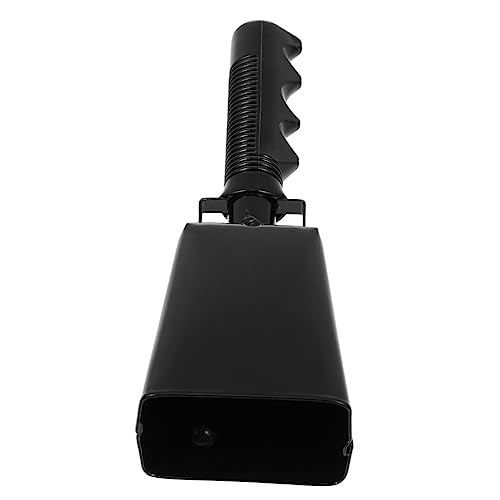GLSTOY ハンドル付きカウベル 楽器 パーカッション 属製 音楽玩具 ドラムアクセサリー シェイキングカウベル スポーツ応援用 室内屋外活動に適した楽器パーツ