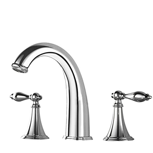Robinet mitigeur de salle de bain fendu avec cartouche céramique en laiton