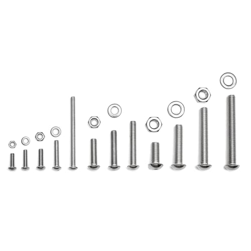 388Pcs Metric Machine Screw Assortment Kit M5 M6 M8 M10 Screw And Nut Set 304