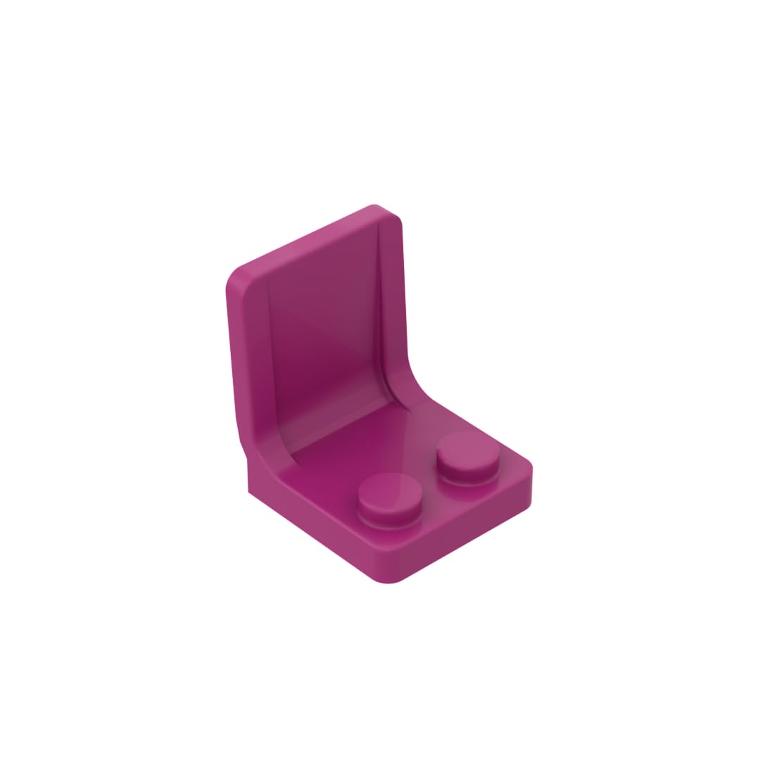 4079 Seat/Chair 2X2 50 Pieces High-Precision MOC Building Bricks Replacement Parts Compatible with Lego bricks GDS-1308 Magenta — image 1
