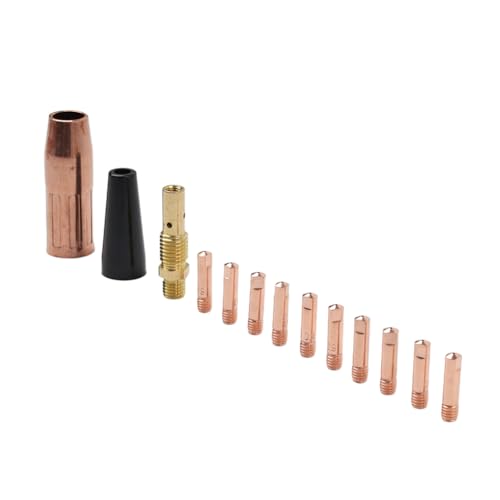 Cnswee6 Welding Gasless Flux Torch Nozzle Tips Copper 140HD 175HD 100 100HD 13Pcs