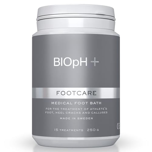 BIOpH+ Fußpflege 250 g - Antimykotisches medizinisches Fußbad für Spa & Bad - Behandlung von Fußpilz, rissigen Fersen und Hornhaut BIOpH+ Fußpflege 250 g - Antimykotisches medizinisches Fußbad für Spa & Bad - Behandlung von Fußpilz, rissigen Fersen und Hornhaut