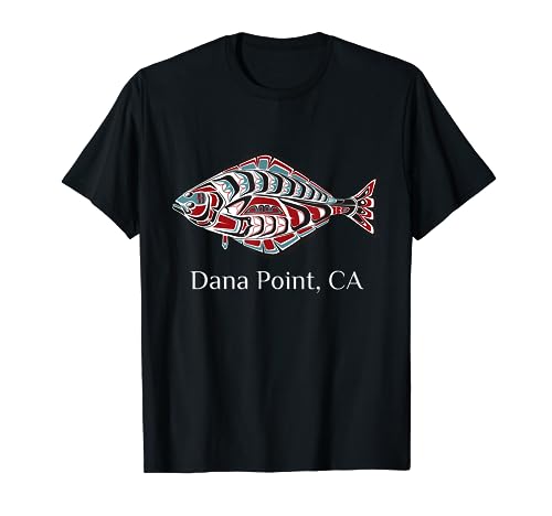 Dana Point California Halibut PNW Native American Indian Art T-Shirt