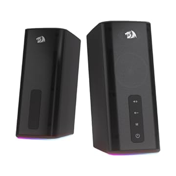 CAIXA DE SOM GAMER REDRAGON CONNIE RGB PRETO