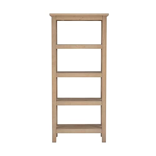 Linon Dalton Pine Wood Bookcase In Driftwood Brown #TOP3