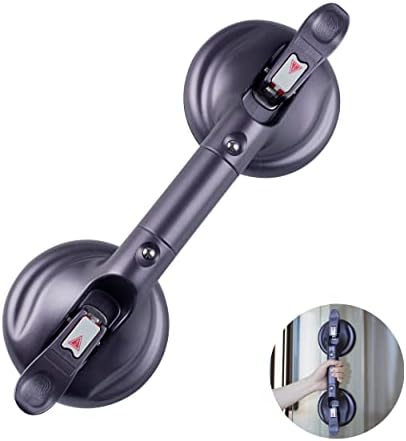 DAREN MEDICAL Heavy Duty Suction Shower Grab Bar - Toilet Bathroom Bathtub Safety - Shower Handles, Suction Cup Power Up to 250 LB, Perfect for Elderly Seniors(14.5 Inch, Limited Renew Purple)