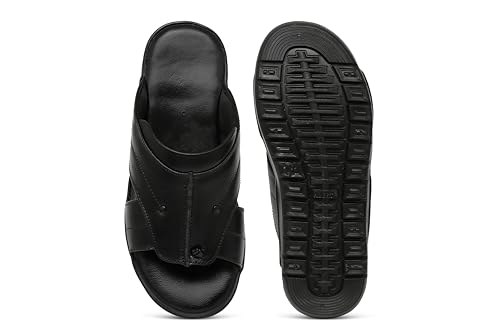 Image of Leather Casual Slip On Sandal for Men